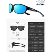 AliExpress okuma Okum fashion polarized glasses UV400, anti UV, glare, strong light, suitable for cycling, driving, fishing, etc