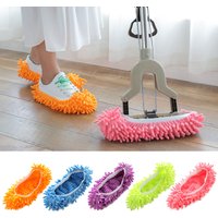 Mikrofaser Boden Staub Reinigung Hausschuhe Reinigung Schuhe Chenille Hause Tuch Reinigung Schuhe Abdeckung Wiederverwendbare Überschuhe Mopp Hausschuhe