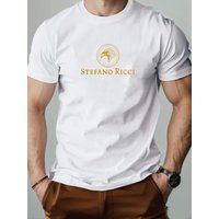 Men's cotton T-shirt, eagle head summer round neck short-sleeved graphic breathable fashion casual T-shirt