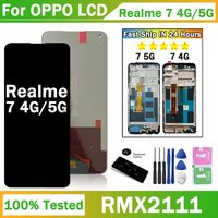 6.5"New For Oppo Realme 7 (Global) RMX2155 RMX2151 LCD Display Screen Touch Panel Digitizer For Realme 7 5G RMX2111 Display