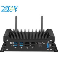 XCY-X58 Fanless IPC i5-1335U i7-10710U Mini PC 2x DB9 RS232 2x Ethernet 8xUSB WiFi 4G Modem Support Win10/11 Linux DC12-19V