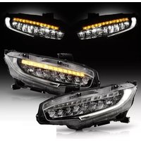 Headlight assembly For Honda Civic 10th Gen sedan 2016-2017 2018 2009 2020 2021 Head lamp daytime running lamp Car headlights