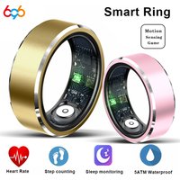 696 New Smart Ring Bracelet Finger Digital Ring Heart Rate Monitoring Waterproof Sleep Remote Control Sports Women Men