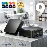 Intel Core i9 8950HK Windows 11 i9 Mini PC Computer 16GB RAM 1TB 2TB SSD M.2 Wifi 6 BT5.2 Mini Desktop Low Power NVMe Max Pro