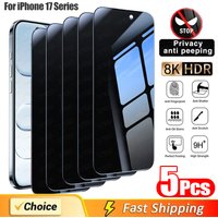 3/4/5Pcs Anti-Spy Tempered Glass For iPhone 17 Pro Max 17 Air Privacy Screen Protectors For iPhone 16 15 Plus 14 ProMax 16e