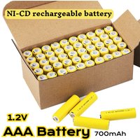 1-20pcs Ni-Cd AAA Rechargeable Battery 700mAh 1.2V High Capacity Replacement for Torch Toy Alarm Clock MP3 Calculator Remote