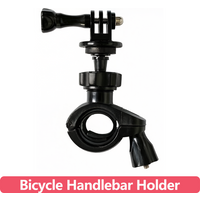 Bicycle Handlebar Mount Bike Holder for GoPro Hero 13 12 11 10 9 8 7 insta360 SJCAM AKASO DJI OSMO Action 6/5PRO/4/3 Nano Camera