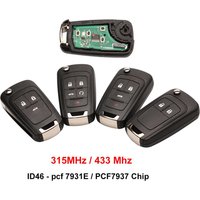 Jingyuqin New Car Key For Chevrolet Cruze Aveo Epica Lova Camaro Impala Trax Orlando OPEL VAUXHALL Insignia Zafira Astra