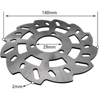 Karts High-Quality 140mm 3-Hole Brake Disc – Compatible with Electric Vehicles and Scooters