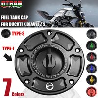 DIAVEL 2011-2018 Motorcycle Accessories Fuel Gas Cap Tank Cover For DUCATI XDIAVEL /S STREETFIGHTER 848 1098/S SCRAMBLER 1100