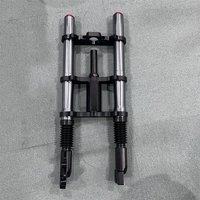 Electric Scooter Frame Body Parts Front Fork Shock Absorber Suspension Fixed Plate E Scooter Conversion Kit for 10/11 Inch Tire