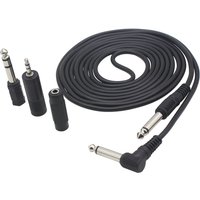 Guitar Cable 3m Connecting Cable for Electric Guitar Bass Keyboard Instrument Noise Reduction Audio Cable 6.35 3.5mm Plugs