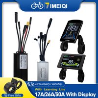 Ebike 3-mode Sine Wave Waterproof Controller 36V48V 17A26A30A 250W-1000W with LCD Display For Electric Bike Scooter Accessories