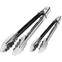 Home Food Tongs Utensils for Kitchen Buffet Meat Kitchens Accessories Accessory Bone Stainless Steel Bread Clip Cooking Tools