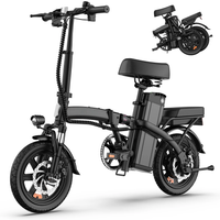 AliExpress NONE URLIFE Adult Foldable E-bike 350W Motor 48V7.8AH Battery Male and Female Electric Bike 14