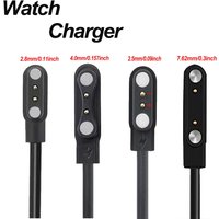 2-Pin 4-Pin Watch Dock Charger Adapter USB Charging Cable Cord for Smartwatch Power Charge Wire Accessories,Magnetic Charger