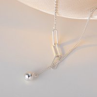 925 Sterling Silver Woman Necklace Simple Charm Personality Clavicle Chain Choker Birthday Gift for Friends Exquisite Jewelry