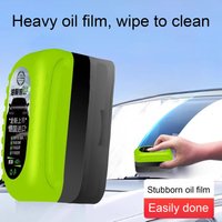 Car oil film remover brush 50ml Automotive Windscreen Cleaner windshield glass antifreeze oil film remover Sponge