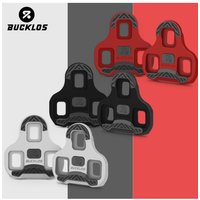AliExpress BUCKLOS Bicycle Pedal Cleats for Look KEO System Road Bike 0/4.5/9° Self-locking Pedal Cleat Pads Wear-resistant Cycling Cleats