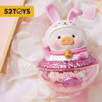 52TOYS LuLu The Piggy Sakura Limited Edition, Collectible Action Figure,Height: 4.13inch/10.5cm