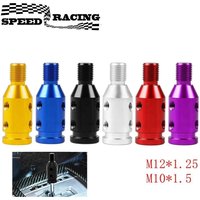 Car Shift Knob Adapter Universal Aluminum Alloy Gear Shift Knob Adapter for Non-Threaded Manual Shifters M12x1.25 M10x1.5