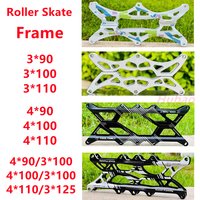 Roller Skate Frames Speed Skating Skates Rack 3*90/100/110/125mm 4*100/110mm 3 / 4 Wheels Accessories Skate Base Frame Bracket