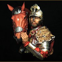 Resin soldier 1/10 Polish Hussars 17th century bust soldier Model Unassambled Unpainted Figure Building Kit
