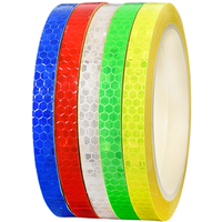 1cm*20/10/8/5m Reflective Tapes Reflectors Warning Tape Night Safety Sticker White Red Orange Green For Bicycle Car