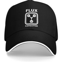 Flux Capacitor Back To The Future Sandwich Hats Men Women ,Hip-Hop Cap Golf Hats Adjustable Polyester Baseball Caps Summer