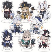 Game Figures Neuvillette XIAO Venti Anime Acrylic Stand Model Kazuha Heizou Desk Decor Collection Standing Ornamen Gifts