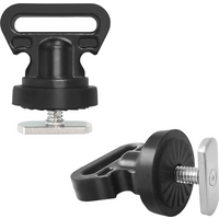 Aventik 2 Pcs Track Mount Vertical Tie Downs Kayak Track Mount Tie Downs