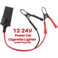 Car High Power Pure Copper Battery With Clip Crocodile Clip Connecting Wire 12V 24V For Automobiles Inflation Pump Converter