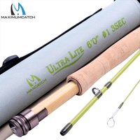 Maximumcatch Light Fly Fishing Rod 30T Carbon Middle Fast With Hard Tube For Small Stream Creek 6'/6'6''/7'/7'6'' 1/2/3WT