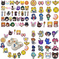 Girl 16-100pcs Cartoon Shoe Charms For Slides Clogs Sandals,PVC Shoe Decorations Accessories Buckle For Christmas Birthday Gifts