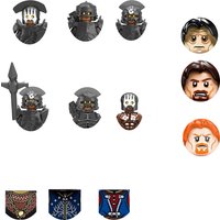 Mini Doll Model HN576 PG518 PG519 PG521, Legion Knight Action Figures, Assembled Building Blocks, Kids Toy Gift