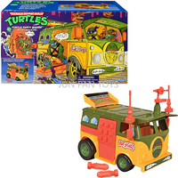 Original Teenage Mutant Ninja Turtles Classic Party Wagon Action Figure Vehicle 2021 Retro Mutant Attack Van Collectible Toy Boy