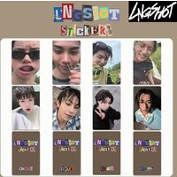 NEW KPOP boy Group LNGSHOT album SHOT CALLERS Woojin Louis Ohyul Ryul Sticker book, small card, STICKERS special card 4SHOBOIZ