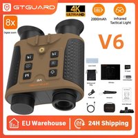New GTGUARD V6 8X Digital Zoom Night Vision Binoculars 4K Night Visions Goggles Hunting Camera Telescope Photos&Videos&Playback
