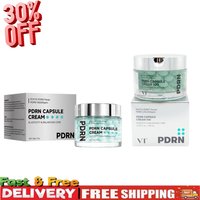 PDRN Peptide Hydrating Facial Cream Anti-Aging Firming Moisturizer with Hyaluronic Acid, Gentle Multi-Use Sleeping Mask