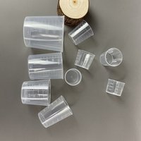 30ml/50ml/100ml Graduated Measuring Cup Mini Plastic Measuring Jugs Clear Kitchen Baking Laboratory Beaker Mixing Cup