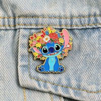 Flower Enamel Pin Cute Brooch for Backpacks Jackets Hat Lapel Pins Fans Gifts Anime Jewelry Clothing Decoration