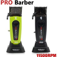 11500RPM PRO Barber Professional Hair Clipper High Quality DLC Brushless Motor High Speed Hair Clipper Double Magnetic Blade Cle