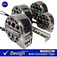 3/5/7.5M Hollow Out Design Tape Measure – Waterproof & Anti-Corrosion Retractable Ruler for Woodworking, DIY, Home, Outdoor