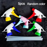 1/5Pcs Sprinkler Water Sprayers Beverage Bottles Spray Nozzle Garden Watering Spray Head Hand-Pump Mist Sprayer Random Color