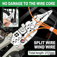 High Speed Cable Sheath Stripper Pliers, with Integrated Wire Cutter & Stripper for Fast & Clean Wire Preparation Work