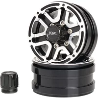 KYX Racing Universal Aluminum 1.55" Wheel Rims Upgrades Parts Accessories for 1/18 RC Crawler Car Axial Capra UTB18 Tamiya CC01