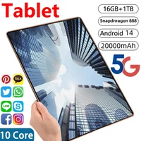 2025 5G Tablet Pad 15 pro Android 14 Tablet 11 inch 22GB RAM 2TB ROM 24MP + 48MP Cameras 20000mAh 10Core Processor WIFI Network