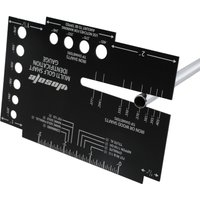 One Golf Shaft Cutting & Alignment Ruler, Black Precision Golf Shaft Measuring Caliper, Identifies Wood/Hybrid/Iron/Putter Shaft