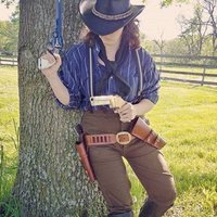 Wild West Arthur Cosplay Leather Revolver Belt Vintage Western Halloween Accessory