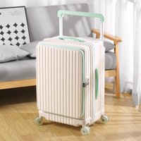 SUSHIMU A front - opening luggage, an expandable trolley suitcase, a 20 - inch cabin suitcase, a pure PC travel suitcase